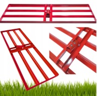 NIWELATOR TERENU RĘCZNY RÓWNIARKA DO TRAWNIKA GRABIE OGRODOWE 90 CM MOCNY