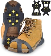 ANTYPOŚLIZGOWE RACZKI NA BUTY KOLCE NAKŁADKI NA ŚNIEG LÓD GUMOWE 39-45