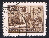 1950 Polska fi 513 - Wydanie na odbudowę Warszawy