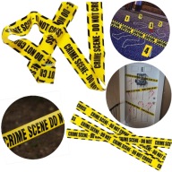 DEKORACJA NA HALLOWEEN TAŚMA POLICYJNA DO DOMU ZBRODNIA KREW CRIME 7,20M