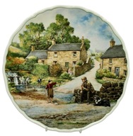 ROYAL DOULTON Angielski porcelanowy kolekcjonerski talerz