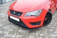 SPOILER DOKŁADKA ZDERZAKA SEAT LEON 5F 12-20 TYLKO CUPRA CZARNY POŁYSK