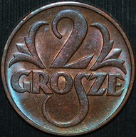 2 grosze 1937 - menniczy egzemplarz