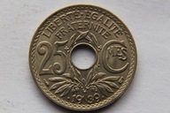 25 CENTIMES 1939 R. FRANCJA - FZ91