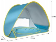 Plażowy Trizand Namiot z basenem niebieski 115 cm x 1,15 m x 65 cm