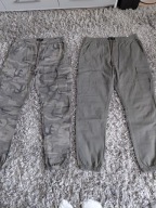 HOUSE spodnie joggery bojówki moro rozm.L standard 2 pary jak nowe