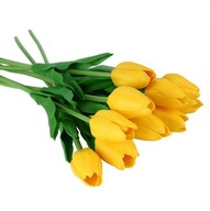 SZTUCZNE TULIPANY żółte TULIPAN 10 sztuk