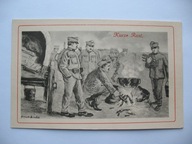 AUSTRO-WĘGRY WIELKA WOJNA KOCIOŁEK Z ZUPĄ przedwojenna POCZTÓWKA