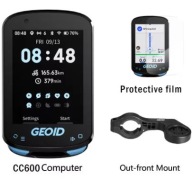 Licznik rowerowy bezprzewodowy GEOID CC600 + uchwyt + film POLSKIE MENU