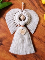 Upominek dla gości Makrama Angel BOHO anioł stróż prezent