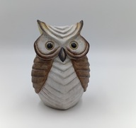 Sowa - sówka - ceramiczna - śliczna - bardzo ładna figurka - 16cm