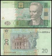 BNA - UKRAINA 20 Hrywien 2003 BH 8431202 # P120a # SERHIJ TIHIPKO # VF+