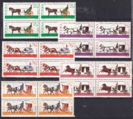 Polska 1965 ** czwórki fi.1495-99 cena 5,90 zł - seria nie pełna