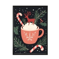 Plakat 30x40 poster ,Święta ,kuchnia,ozdoba,-czekolada