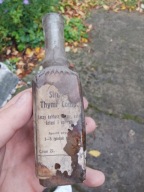 Stara butelka apteka syrop na koklusz