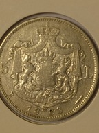 MONETA srebrna 5 LEI SREBRO Rumunia 1883 Carol I !!!!