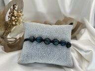 Bransoletka makramowa z kamieniami naturalnymi