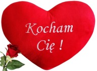 SERCE NA WALENTYNKI SERDUSZKO WALENTYNKOWE KOCHAM CIĘ PODUSZKA 38