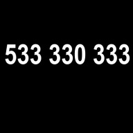 ZŁOTY NUMER, PLATYNOWY NUMER 533 330 333