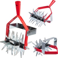 Spulchniacz Gleby Kultywator Ręczny Ogrodowy z Podcinaczem Kadax-32 cm