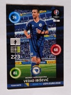 Karta panini autograf Bośnia i Hercegowina Ibiśević Road to Euro 2016