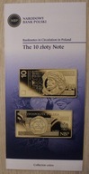 FOLDER NBP Polskie banknoty obiegowe 10 zł 2023 JĘZYK ANGIELSKI