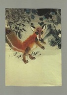 JÓZEF WILKOŃ Ilustracja LISEK Świerszczyk reprodukcja BESTIARIUM WILKONIA