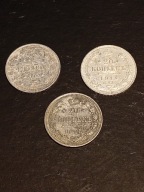 20 KOPIEJEK ZESTAW 3 sztuki //KAŻDY INNY ROK / SREBRO