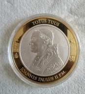 Medal z Papieżem Janem Pawłem II (gigant 7cm)