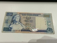 20 funtów Cypr 2001 P#63 VF