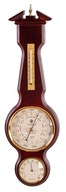 STACJA POGODY Barometr Termometr Higrometr PW-984 ciemny brąz