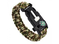 Bransoletka przetrwania, survival 5w1 27x7,5 cm