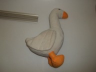 Maskotka Gęś Kaczka Gąska 24cm