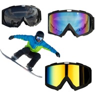 GOGLE NARCIARSKIE SNOWBOARDOWE MĘSKIE DAMSKIE ANTYPARA NA OKULARY FILTR UV