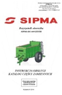 SIPMA RO 600 ZEFIR - instrukcja obsługi, katalog części (2014-16)