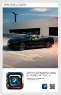 BMW 4 Cabrio prospekt m. 2023 polski unikat