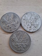 2 zł Jagody zestaw 1958,1960,1974 r.