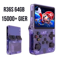 Przenośna mobilna mini konsola do gier retro R36S 64GB Gameboy 15000 Gier