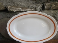Porcelanowy Podłużny Półmisek _ĆMIELÓW PRL