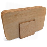 DREWNIANE DESKI KUCHENNE DO KROJENIA ZESTAW DESEK 5 szt + DREWNIANY STOJAK