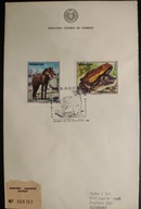!! ZWIERZĘTA - PARAGWAJ 1990 - LIST POLECONY - KOPERTA FDC - STAN BDB !