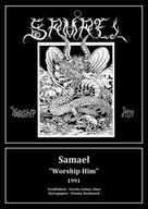 Plakat A3 - Samael Worship Him 1991 Black Metal Wallpaper