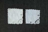 6 serwetek ręcznie haftowanych