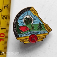 ODZNAKA PTTK VII SPŁYW KAJAKOWY HETMAŃSKI ŁAPY MODLIN 15- 25.VII NAREW 1971