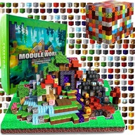 Klocki magnetyczne zestaw 200 elementów Minecraft 4 lata+ zabawki