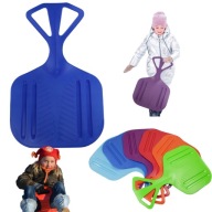 DUŻY ŚLIZG SANKI DLA DZIECI PLASTIKOWE JABŁUSZKO Z RĄCZKĄ RÓŻNE KOLORY