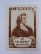 ZSRR - Schiller - poeta niemiecki - Mi. 1759 **
