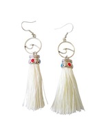 Kolczyki z japońską falą i chwostem