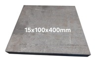 Blacha stalowa płaskownik formatka z blachy 15mm 100x400mm