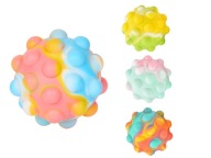 PIŁKA ANTYSTRESOWA POP IT PUSH BUBBLE ZABAWKA MIX KOLORÓW